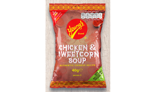 Yeung's Chinese Chicken & Sweetcorn Soup Mix (Serves 2) - 40g (2 pack)